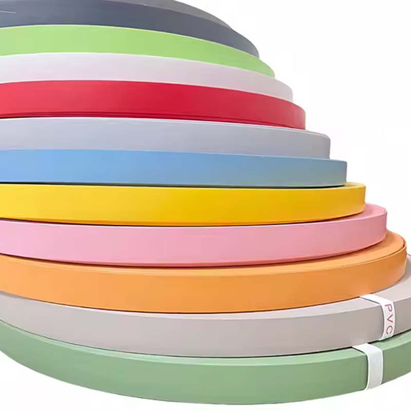 Bandas de borde de PVC de color sólido