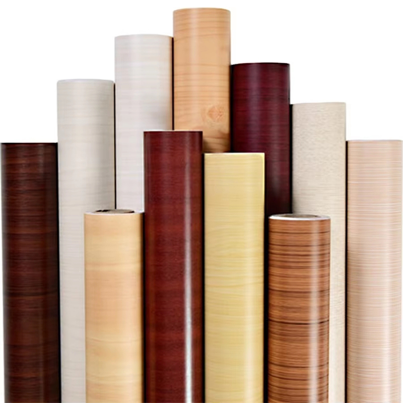 Light Oak Wood Grain  Self Adhesive Decorative Film